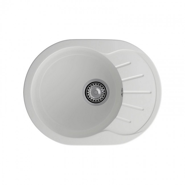 Мойка кухонная GRANFEST GF - R580L (белый)