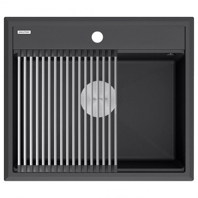Кухонная мойка PAULMARK IT-GRANIT STEPIA 60 PM115951-AN (черный/антрацит)