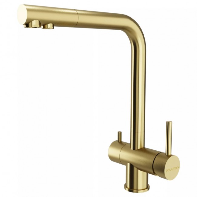 Смеситель PAULMARK SKALEN Sk213020-LG (золото/светлое золото)