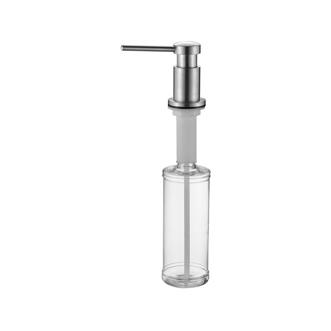 Дозатор для жидкого мыла PAULMARK BREVIT, D005-NI (нержавеющая сталь/никель)