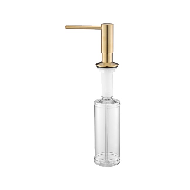 Дозатор для жидкого мыла PAULMARK DECUS, D004-SBG (золотой/светлое брашированное золото)