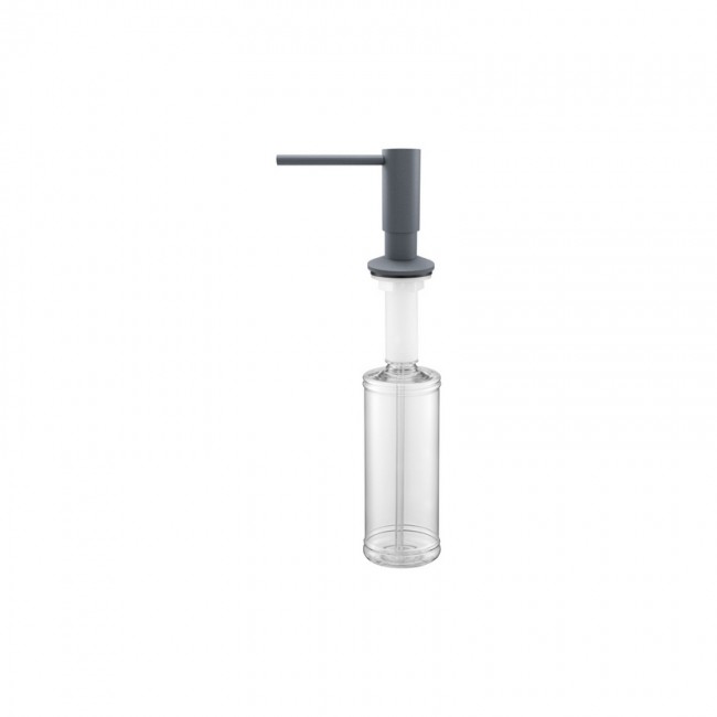Дозатор для жидкого мыла PAULMARK DECUS, D004-GRM (серый металлик)