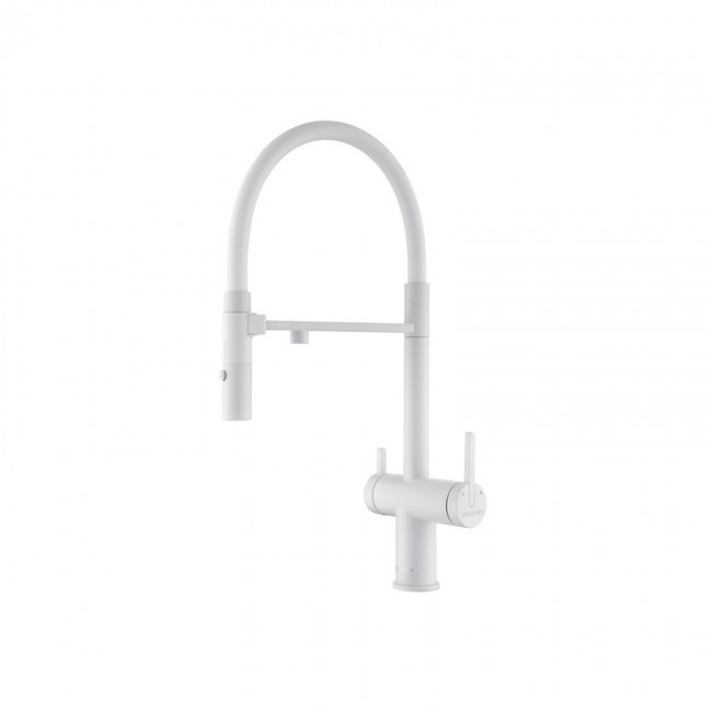 Смеситель PAULMARK GRAVITY Gr213888-WH (белый/белый матовый)
