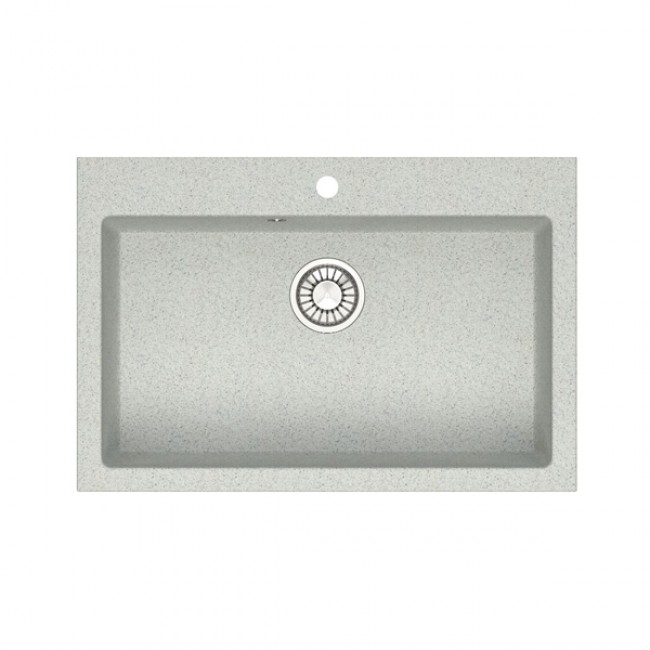 Мойка кухонная MARRBAXX Карельский камень МОДЕЛЬ 39/Q10 светло-серый