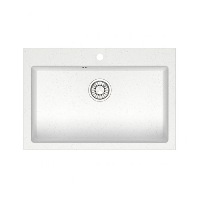 Мойка кухонная MARRBAXX Карельский камень МОДЕЛЬ 39/G31 белый