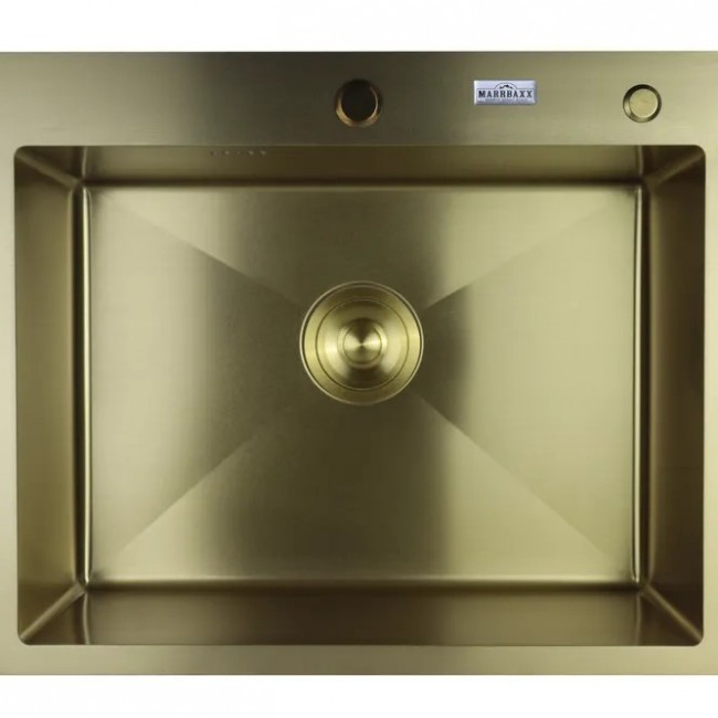 Мойка кухонная премиум класса MARRBAXX из нержавеющей стали G6050-MR G6050-R золото