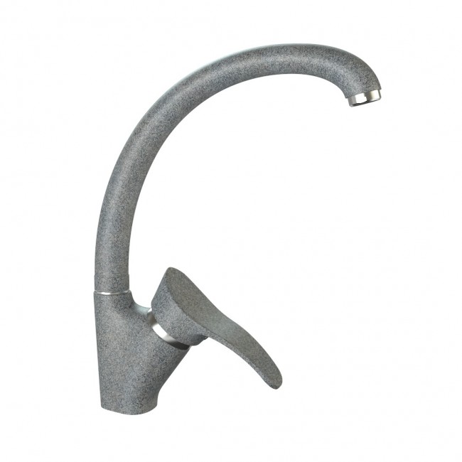 Смеситель матовый MARRBAXX Карельский камень КМ009/Q8 темно-серый