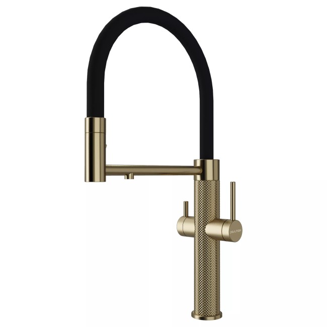 Смеситель PAULMARK NEXUS DIAMOND Nd613999-LG светлое золото