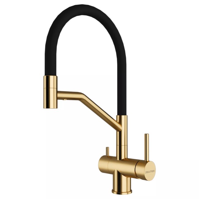 Смеситель PAULMARK RUBERT Ru213175-BG брашированное золото
