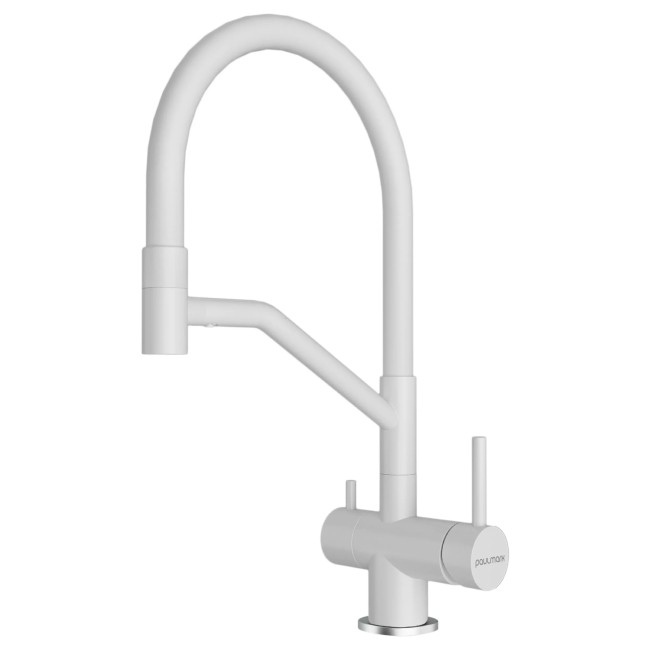 Смеситель PAULMARK RUBERT Ru213175-WH белый матовый