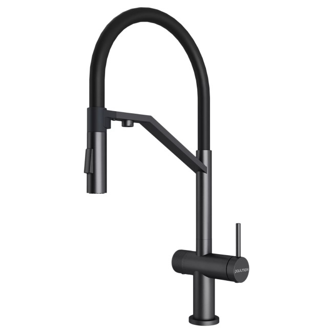 Смеситель PAULMARK ZENDER Ze213155-GM вороненая сталь