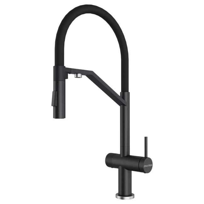 Смеситель PAULMARK ZENDER Ze213155-BLM черный/черный металлик