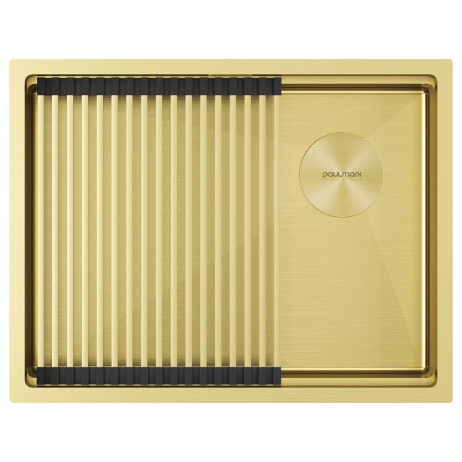 Кухонная мойка PAULMARK NEXT-PRO 58 UNI PM705845-LG (золото/светлое золото)