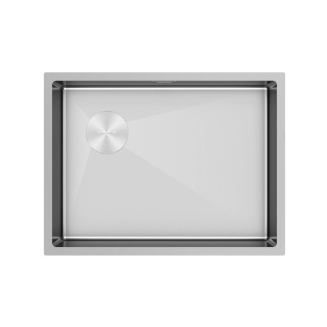 Кухонная мойка PAULMARK NEXT-SKEW 58-L UNI PM885844-L-BS (брашированная нержавеющая сталь)