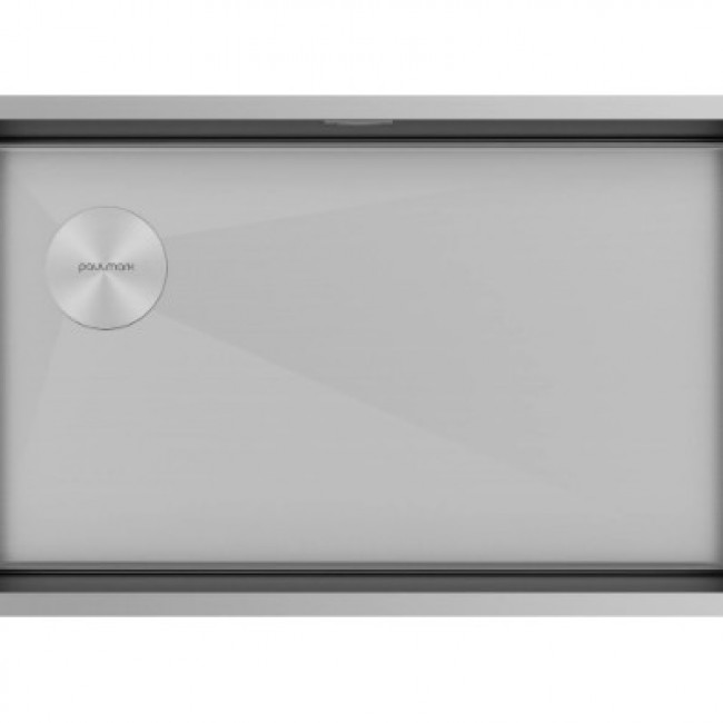 Кухонная мойка PAULMARK NEXT-SKEW 74-L UNI PM887444-L-BS (брашированная нержавеющая сталь)